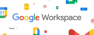 Une image de la suite google workspace